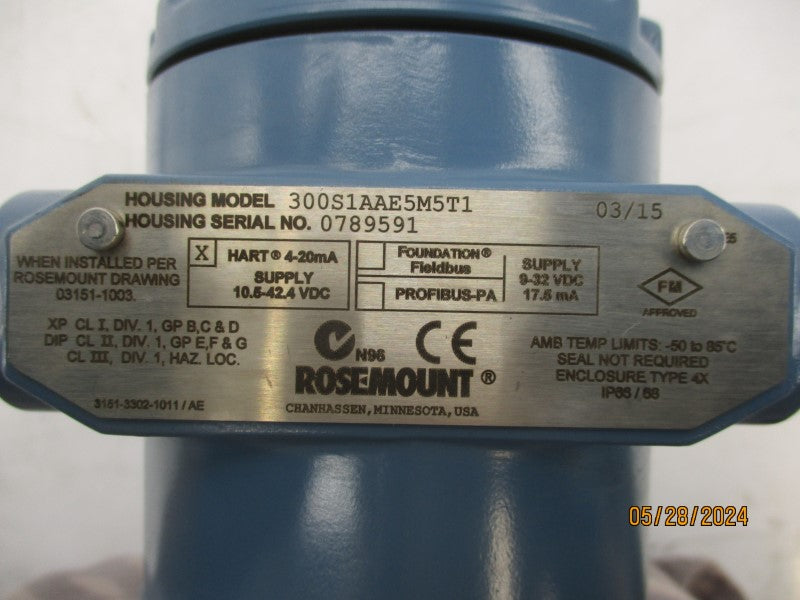 ROSEMOUNT 300S1AAE5M5T1 10.5-42.4VDC NSNP