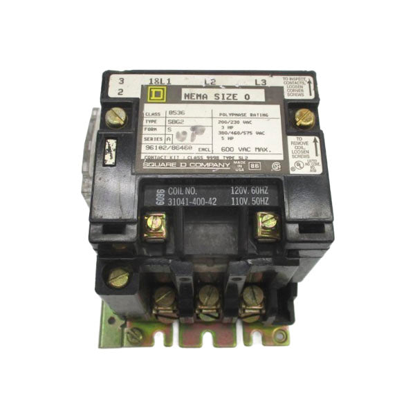 SQUARE D 8536SBG2 110/120V SER. A UNMP