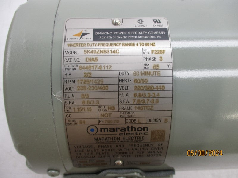 MARATHON 5K49ZN8314C 208-460V NSMP