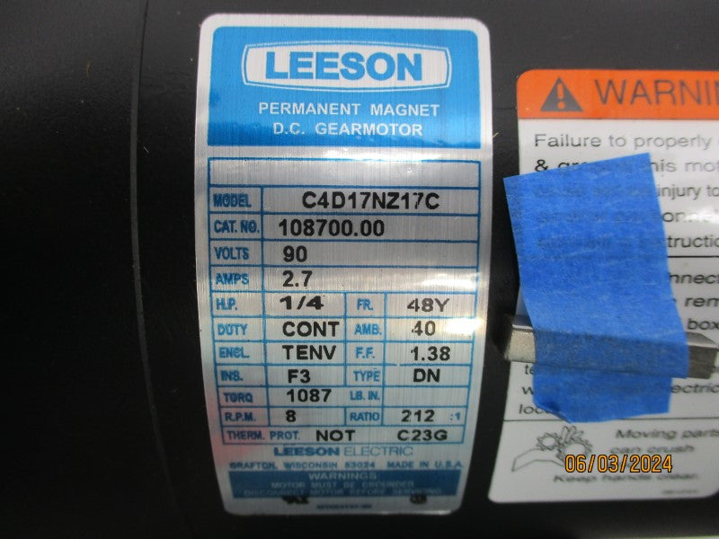 LEESON C4D17NZ17C 108700.00 90V 2.7A NSMP