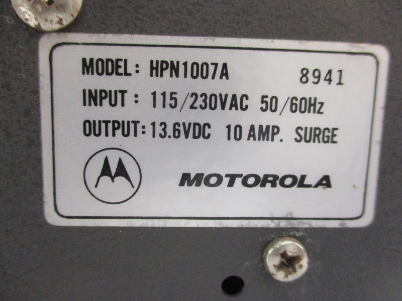 MOTOROLA HPN1007A 115/230VAC 10A UNMP