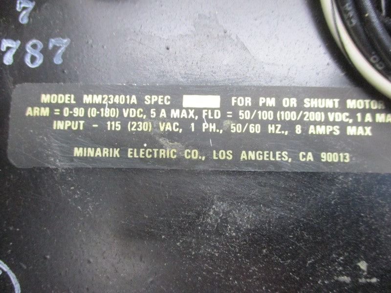 MINARIK ELECTRIC MM23401A 115-230VAC 8A UNMP
