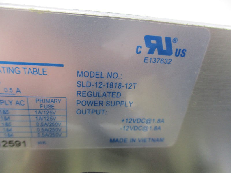 EMERSON SLD-12-1818-12T 240VAC 0.5A NSMP