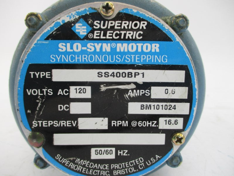SUPERIOR ELECTRIC SS400BP1 120VAC 0.6A UNMP