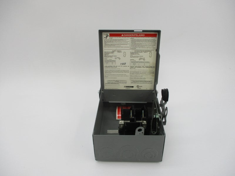 SQUARE D DU222RB SER. E1 240VAC 60A UNMP