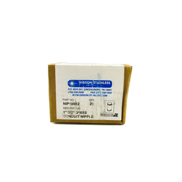 GIBSON STAINLESS NIP100X2 NSFS
