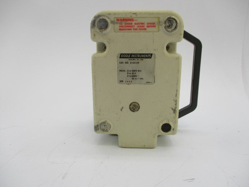 BIDDLE INSTRUMENTS 210159 600V UNMP