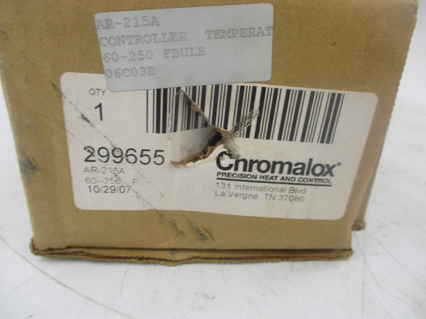 CHROMALOX AR-215A 299655 277VAC 30A 60-250'F NSMP