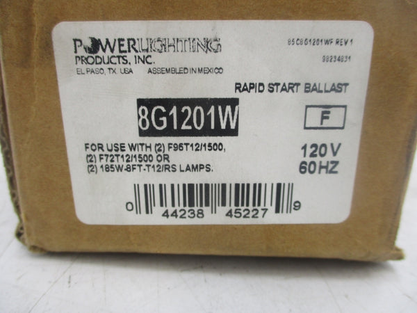 POWER LIGHTING 8G1201W 120V 3.95A NSMP