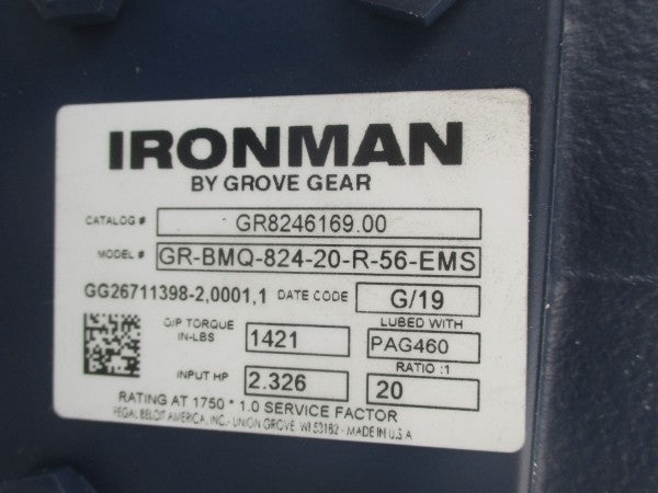 IRONMAN GR8246169.00 GR-BMQ-824-20-R-56-EMS NSNP