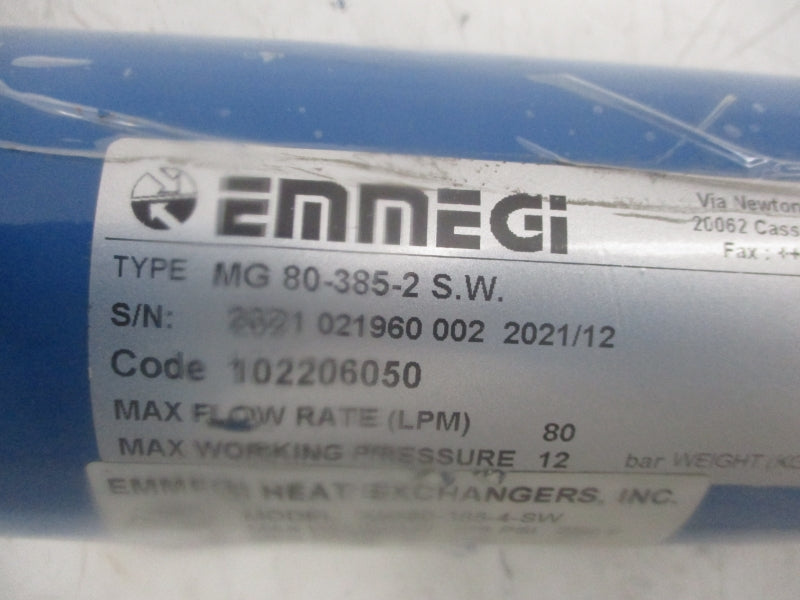 EMMEGI MG80-385-2-SW 80PSI NSNP