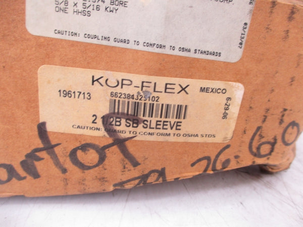 KOP-FLEX 1961713 2 1/2B SB SLEEVE (AS PICTURED) NSMP