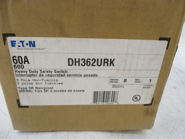 EATON DH362URK SER. B 600VAC 60A NSMP