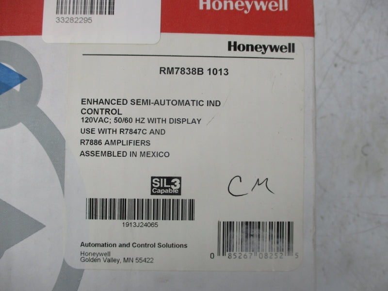 HONEYWELL RM7838B1013 120VAC NSMP