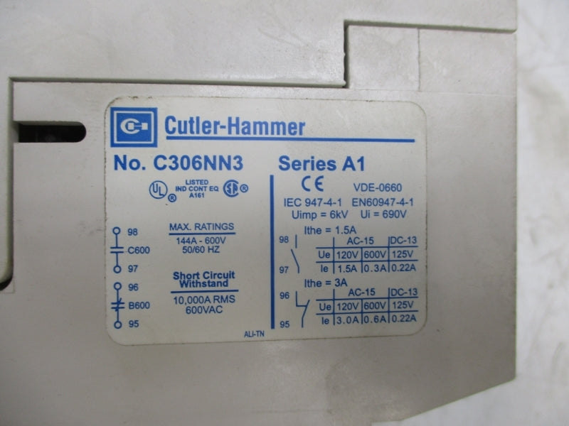 EATON C306NN3 SER. A1 144A NSMP