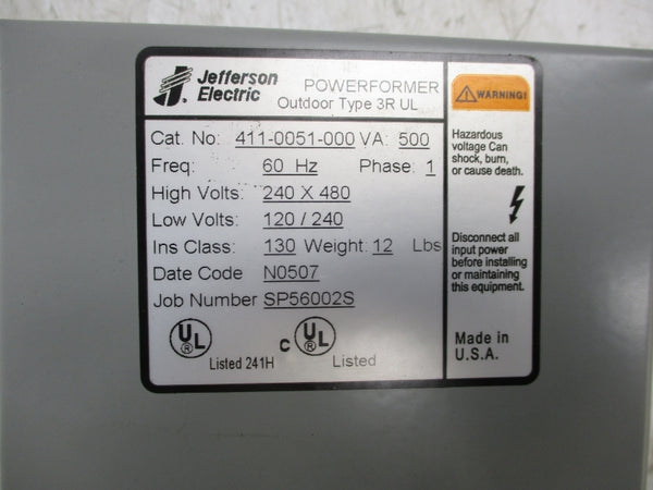 JEFFERSON 411-0051-000 240X480V NSMP