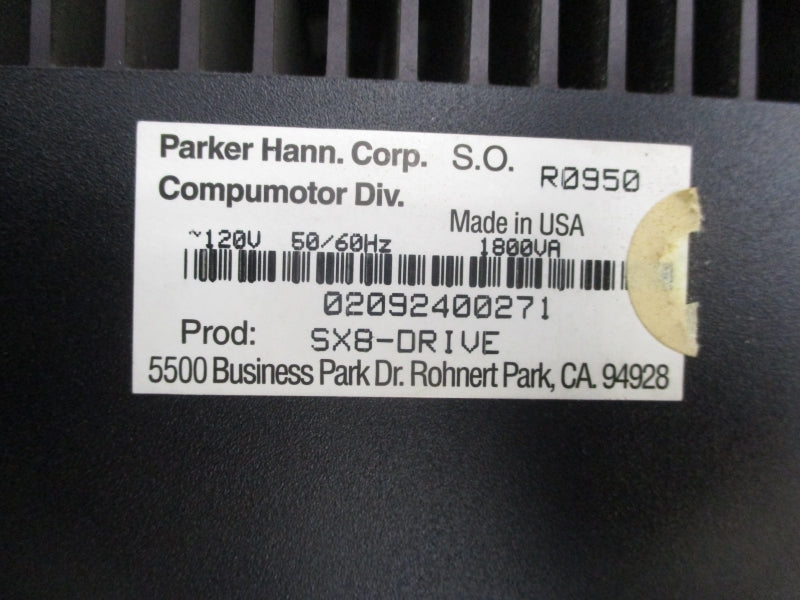 PARKER SX8-DRIVE (AS PICTURED) NSNP