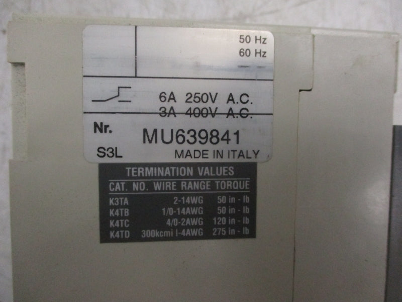 ABB XR-1424 500VDC UNMP