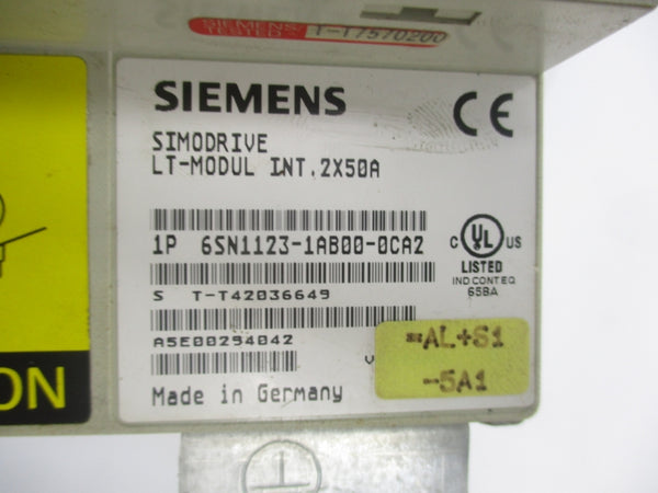 SIEMENS 6SN1123-1AB00-0CA2 50A NSMP