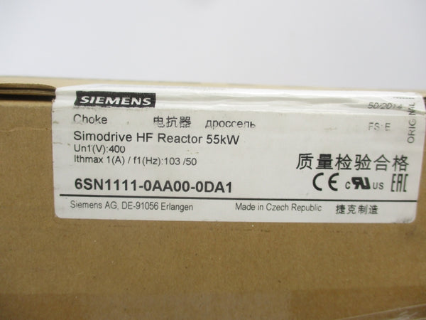 SIEMENS 6SN1111-0AA00-0DA1 400V 1A NSFS