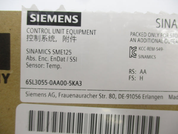 SIEMENS 6SL3055-0AA00-5KA3 NSMP