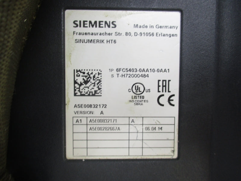 SIEMENS 6FC5403-0AA10-0AA1 (AS PICTURED) UNMP
