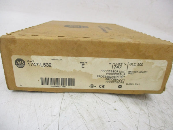 ALLEN BRADLEY 1747-L532 SER. E F/W 5 (NO KEY) NSMP