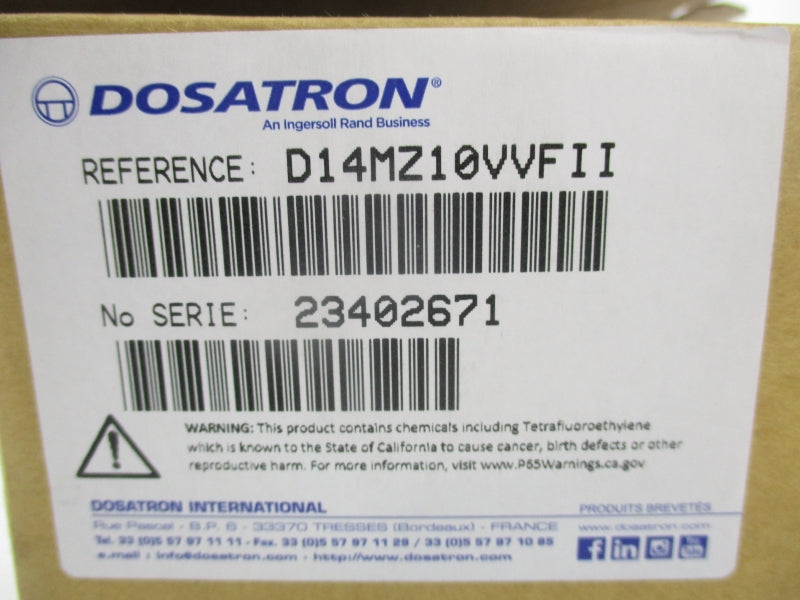 DOSATRON D14MZ10VVFII NSMP
