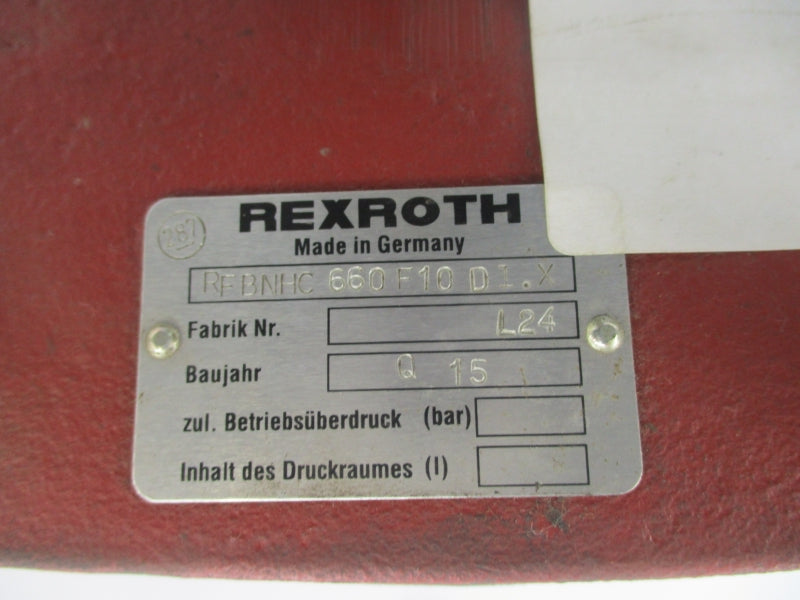 REXROTH RFBNHC 660F10D1.X UNMP