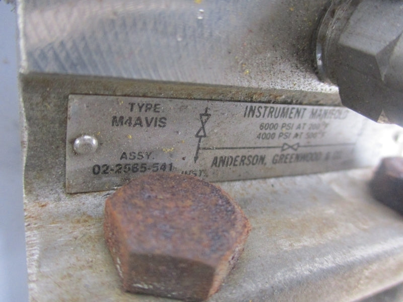 ANDERSON M4AVIS 02-2565-541 6000PSI (AS PICTURED) UNMP