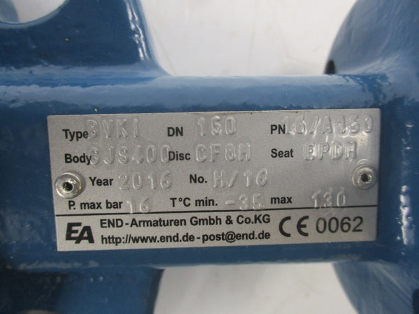 END-ARMATUREN BVKI DN150 16/A150 NSNP