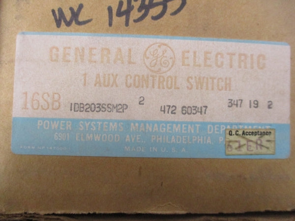 GENERAL ELECTRIC 16SB1DB203SSM2P NSMP