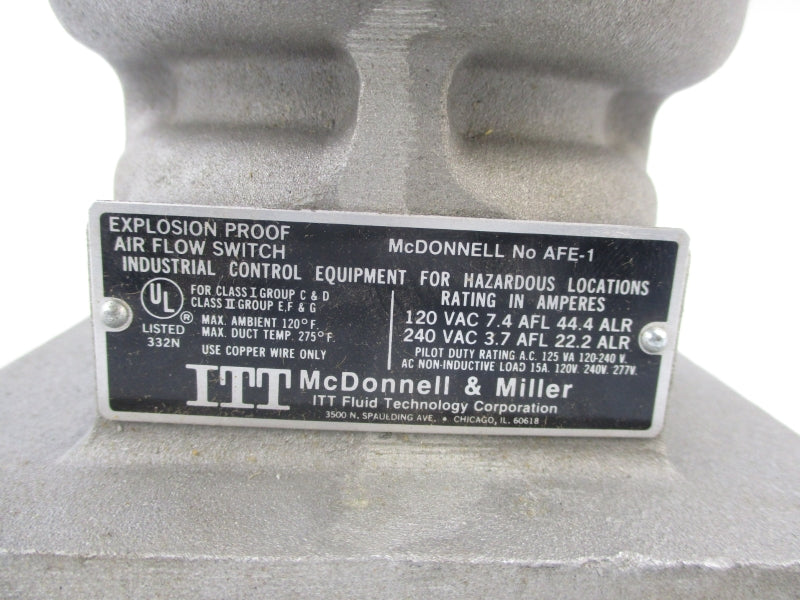 MCDONNELL & MILLER AFE-1 240VAC (AS PICTURED) NSNP