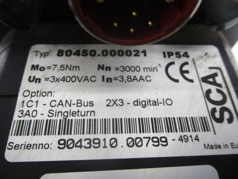 SCA 80450.000021 400VAC 3.8A NSNP