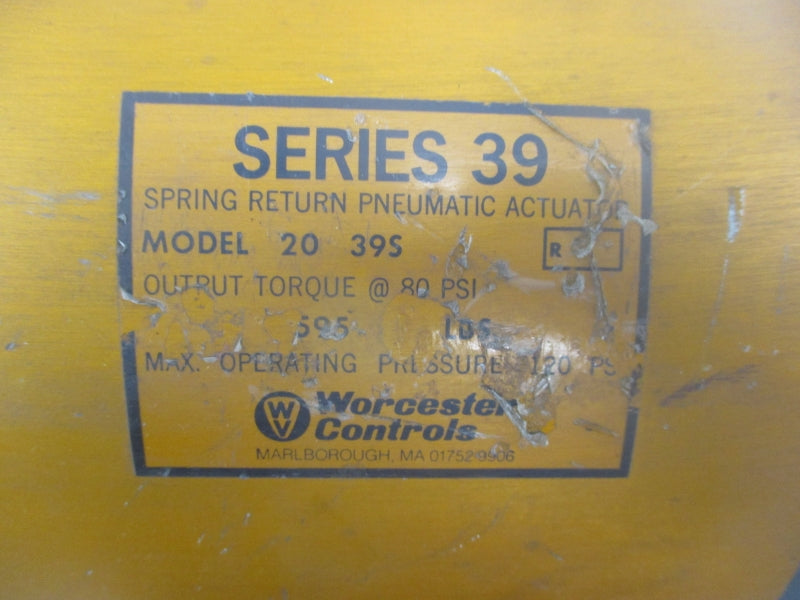 WORCESTER CONTROLS 2039S SER. 39 80PSI NSNP