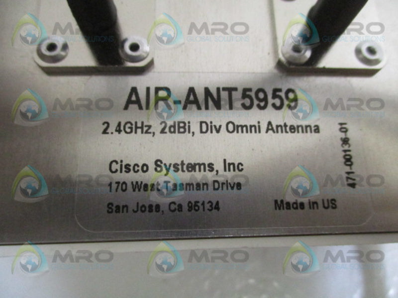 CISCO SYSTEMS AIR-ANT5959 OMNI ANTENNA NSMP