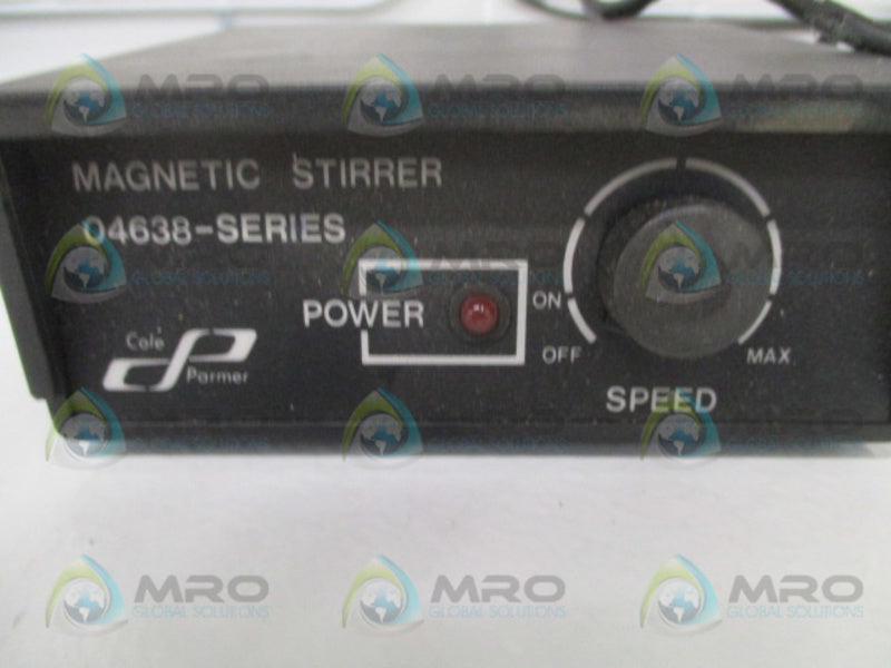 COLE-PARMER 04638-00 MAGNETIC STIRRER 110V NSMP