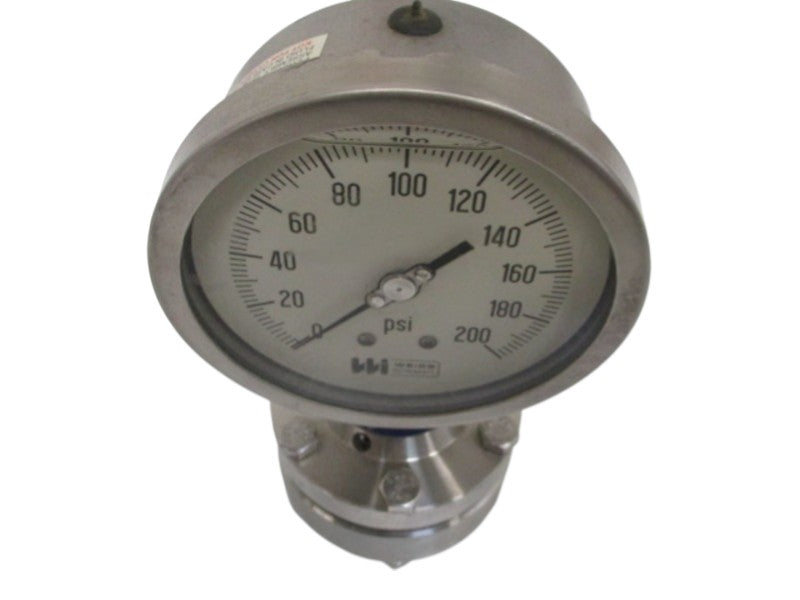 ITT CONOFLOW D1S64C2JSS2S00N PRESSURE GAUGE 0/200 PSI NSNP