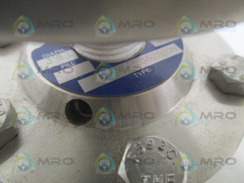 ITT CONOFLOW D1S64C2JSS2S00N PRESSURE GAUGE 0/200 PSI NSNP