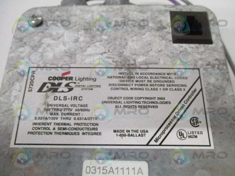 DLS DLS-IRC CEILING IR RECEIVER STATION KIT 120-277V NSMP
