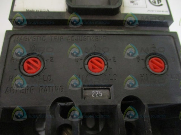 CUTLER HAMMER JB3225W CIRCUIT BREAKER 225A NSNP