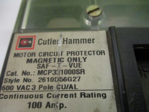 CUTLER HAMMER MCP331000SR CIRCUIT BREAKER 100A UNMP