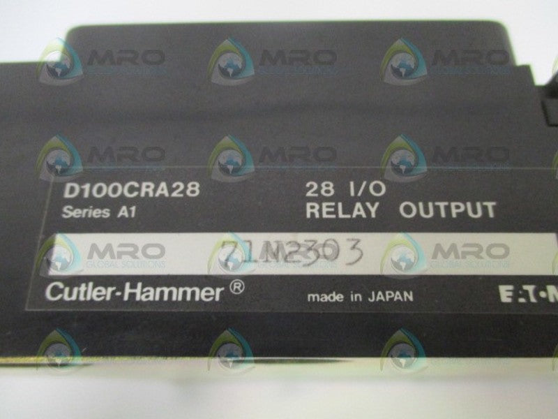 CUTLER HAMMER D100CRA28 PROGRAMMABLE CONTROLLER UNMP