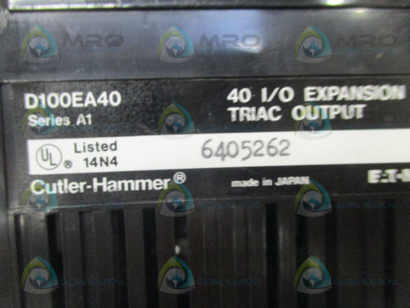 CUTLER HAMMER D100EA40 EXPANDED CHASSIS NSMP