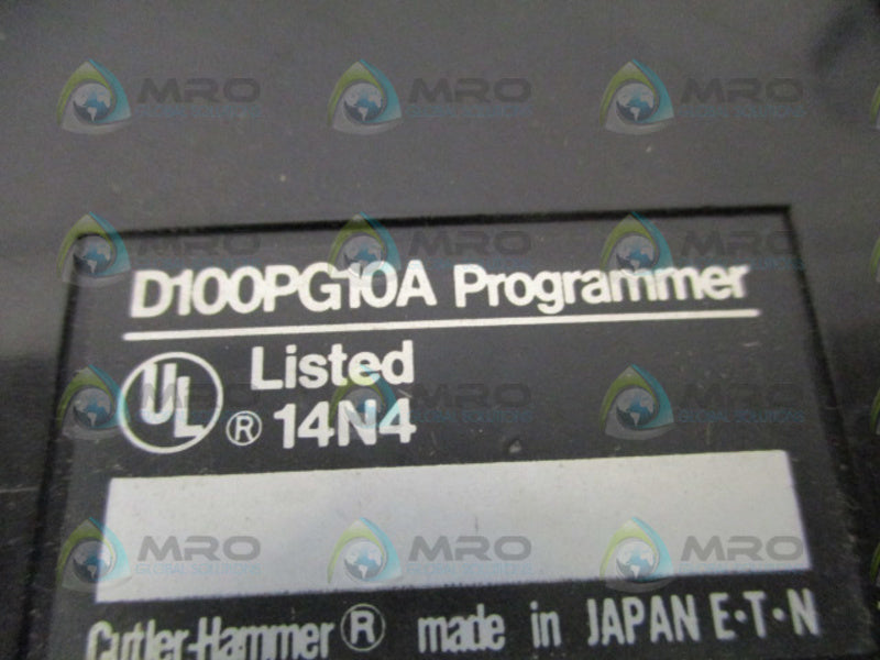 CUTLER HAMMER D100PG10A PROGRAMMER UNMP