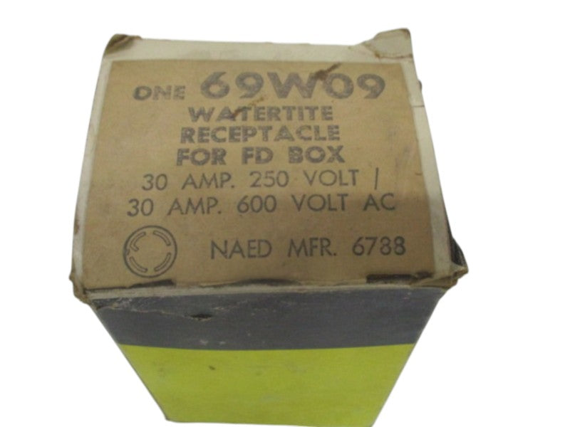 DANIEL WOODHEAD 69W09 WATERTITE RECEPTACLE NSMP