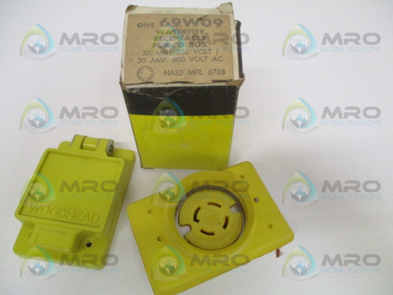 DANIEL WOODHEAD 69W09 WATERTITE RECEPTACLE NSMP
