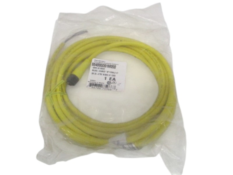 DANIEL WOODHEAD 804000D01M050 4P FEMALE CORDSET NSMP