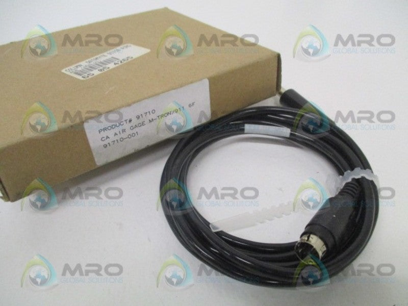 DATAMYTE 91710-001 CA AIR GAGE 6FT CORDSET NSMP
