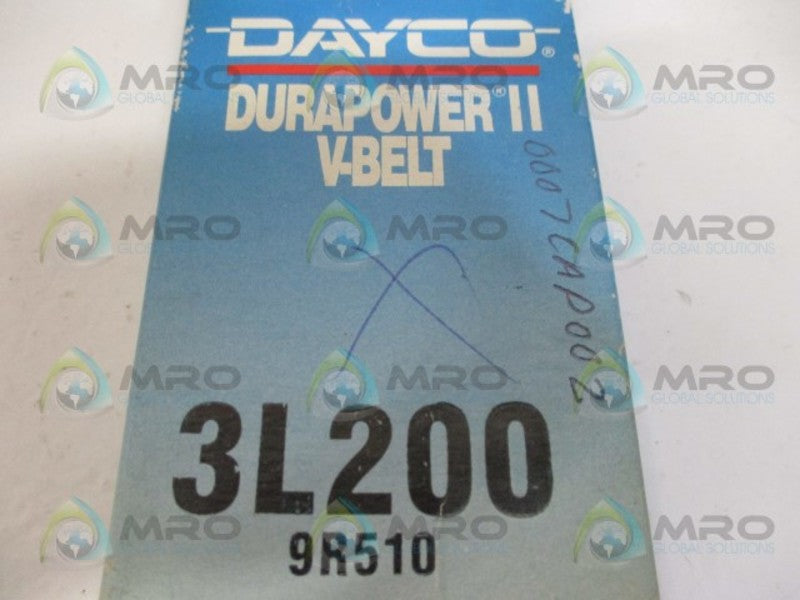 DAYCO DURAPOWER II 3L200 V-BELT NSNP
